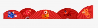 中国风扇子素材png