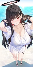 《蔚蓝档案》调月里约5k手机壁纸