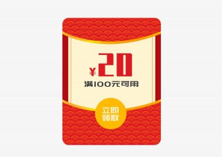 创意促销红包优惠卷标签设计