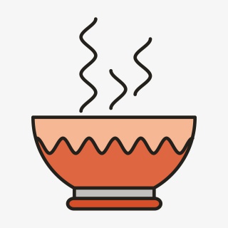 热饭食物免抠图标