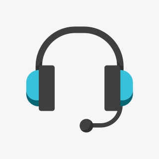 耳机图标听音乐耳麦矢量元素免抠