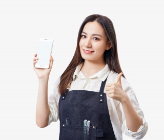 女性理发师点赞