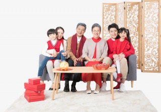 新年家庭团圆