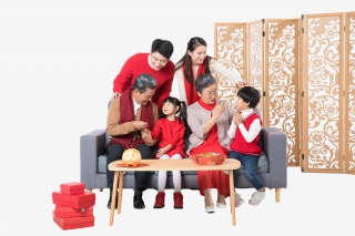 新年一家人