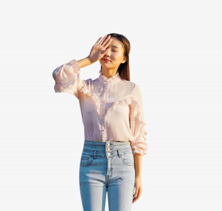 文艺清新美女