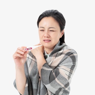 中年女性生病