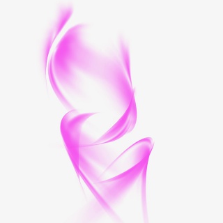 紫色梦幻飘逸彩带设计