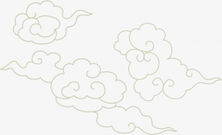 绿色白云设计