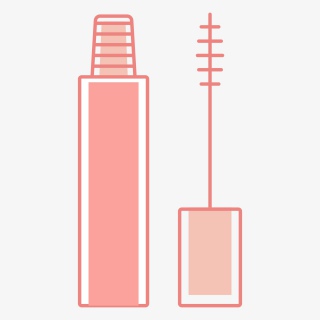 情人节粉色睫毛刷化妆品