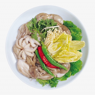 章鱼海鲜火锅食材