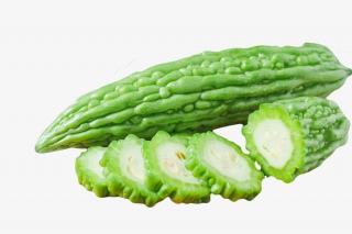 春夏新鲜蔬菜美味苦瓜切菜