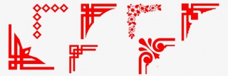 年货节&中国风边框