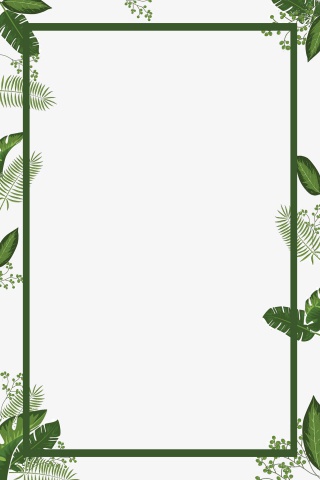 创意手绘春意盎然边框