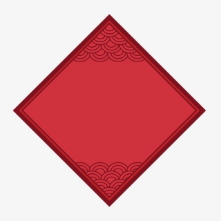 古风红色福字底框