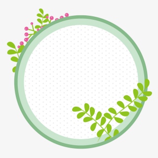 夏日小清新植物绿色边框
