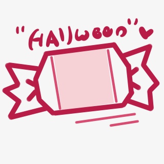 糖果手绘插画边框