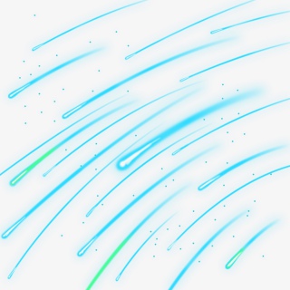 蓝绿色流星雨