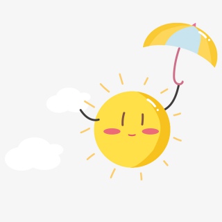 儿童节卡通手绘可爱太阳