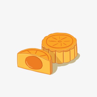 中秋节月饼手绘月饼元素中秋
