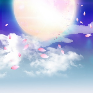 中秋节夜空月亮