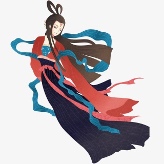 卡通人物嫦娥