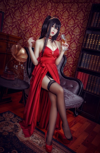 碧蓝航线cos图片动漫美女大凤cos写真