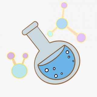 实验器材烧杯插画