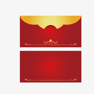 手绘新年红包素材