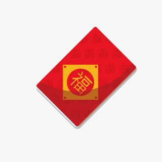 手绘新年红包素材