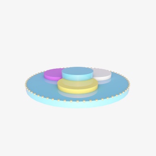 C4D立体几何舞台电商装饰展台