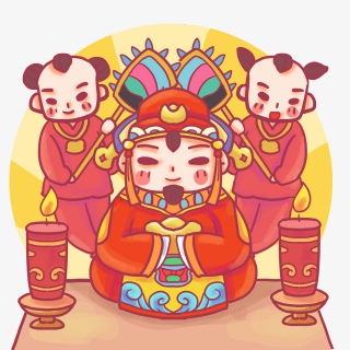 拜祭财神爷请财神神仙神像