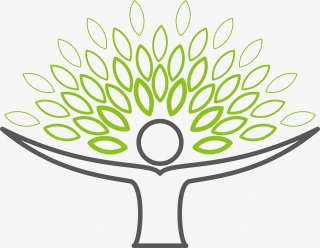 环保矢量双手托起绿叶