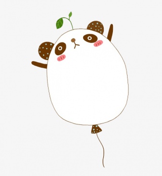 可爱熊猫对话框
