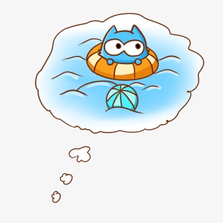 卡通可爱猫咪动物插画海报背景元素、