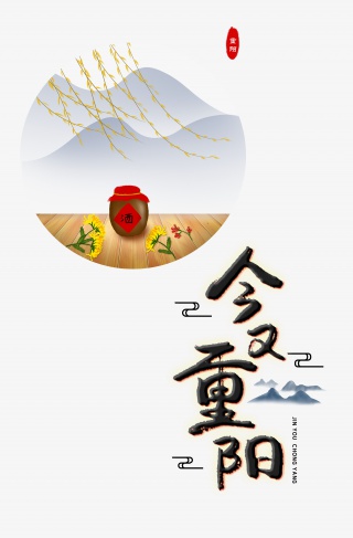 重阳佳节菊花酒