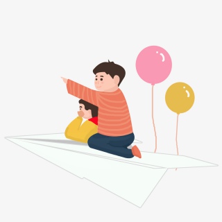 创意插画父亲节设计素材