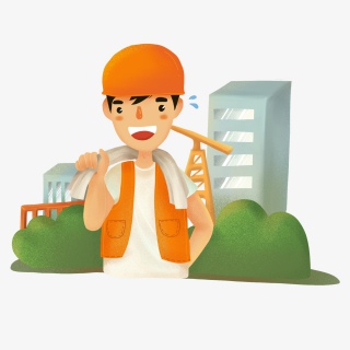 建筑工地工人劳动者