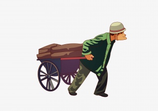 劳动节劳动人民免扣元素