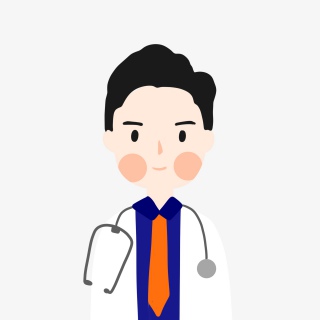劳动节卡通手绘医生工作人员