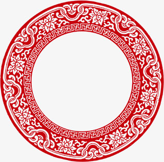 中国风祥云圆环