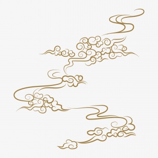 浮世绘云纹古典云纹