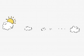 多云天气分割线
