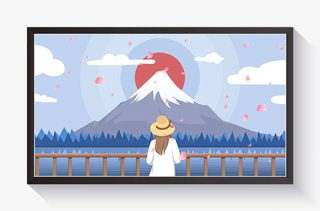 景点之日本富士山