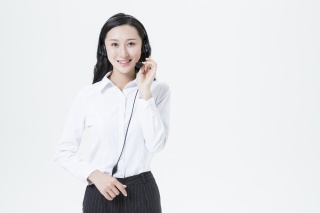 商务女性客服形象