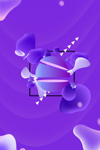 创意合成液态抽象