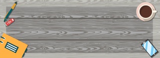 简约办公桌面咖啡电商banner
