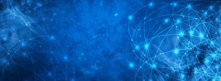 星空科技线条背景合成海报