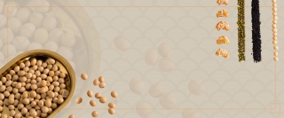 浅色清新文艺黄豆banner背景
