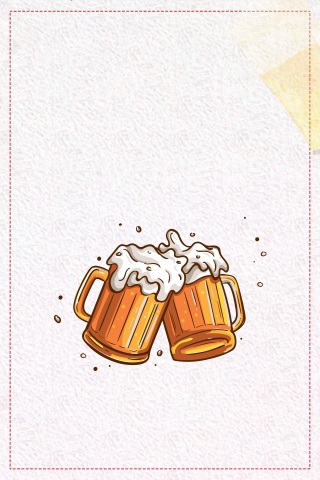 手绘啤酒时光设计