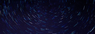 黑色星空轨迹海报